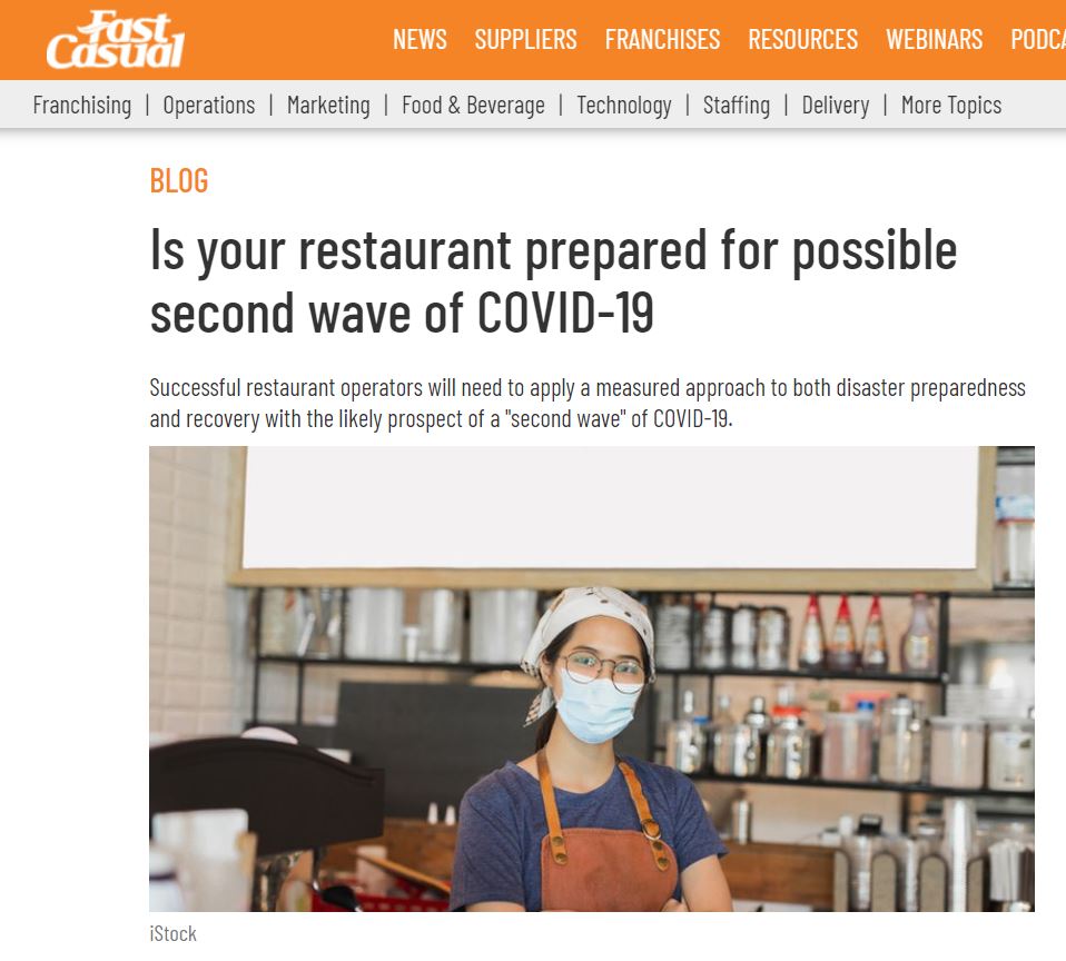 Is your restaurant prepared for possible second wave of COVID-19